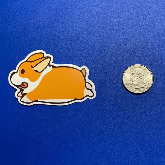 🎉 10/$10 Stickers - Puppy Dog Running Animal Stickers - Picture 1 of 2